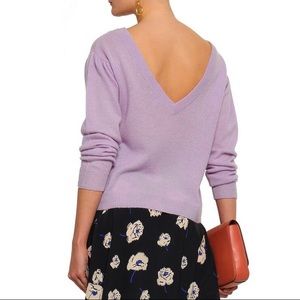 Rebecca Minkoff Lilac Purple Cashmere Sweater